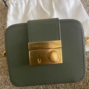Brandon Blackwood Caro Buckle Bag in Moss Green 🔥